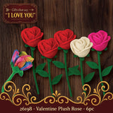 Valentines Day Rose Plush and Gift Assortment Floor Display - 78 Pieces Per Retail Ready Display Kit 88615 NOVELTY INC