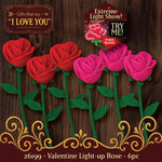 Valentines Day Rose Plush and Gift Assortment Floor Display - 78 Pieces Per Retail Ready Display Kit 88615 NOVELTY INC