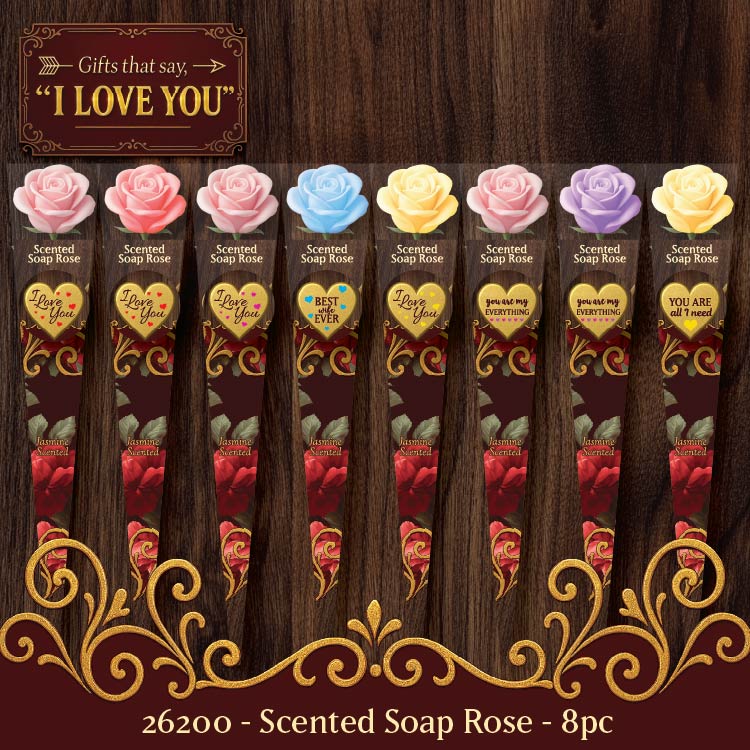 Valentines Day Rose Plush and Gift Assortment Floor Display - 78 Pieces Per Retail Ready Display Kit 88615 NOVELTY INC