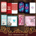 Valentines Day Rose Plush and Gift Assortment Floor Display - 78 Pieces Per Retail Ready Display Kit 88615 NOVELTY INC