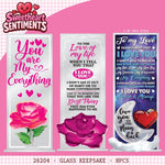 Valentines Day Glass Plush and Gift Assortment Floor Display - 56 Pieces Per Retail Ready Display Kit 88616 NOVELTY INC