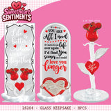 Valentines Day Glass Plush and Gift Assortment Floor Display - 56 Pieces Per Retail Ready Display Kit 88616 NOVELTY INC