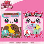 Valentines Day Glass Plush and Gift Assortment Floor Display - 56 Pieces Per Retail Ready Display Kit 88616 NOVELTY INC