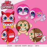 Valentines Day Glass Plush and Gift Assortment Floor Display - 56 Pieces Per Retail Ready Display Kit 88616 NOVELTY INC