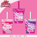 Valentines Day Glass Plush and Gift Assortment Floor Display - 56 Pieces Per Retail Ready Display Kit 88616 NOVELTY INC