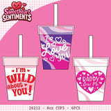 Valentines Day Glass Plush and Gift Assortment Floor Display - 56 Pieces Per Retail Ready Display Kit 88616 NOVELTY INC