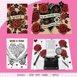 Valentines Day Glass Plush and Gift Assortment Floor Display - 56 Pieces Per Retail Ready Display Kit 88616 NOVELTY INC