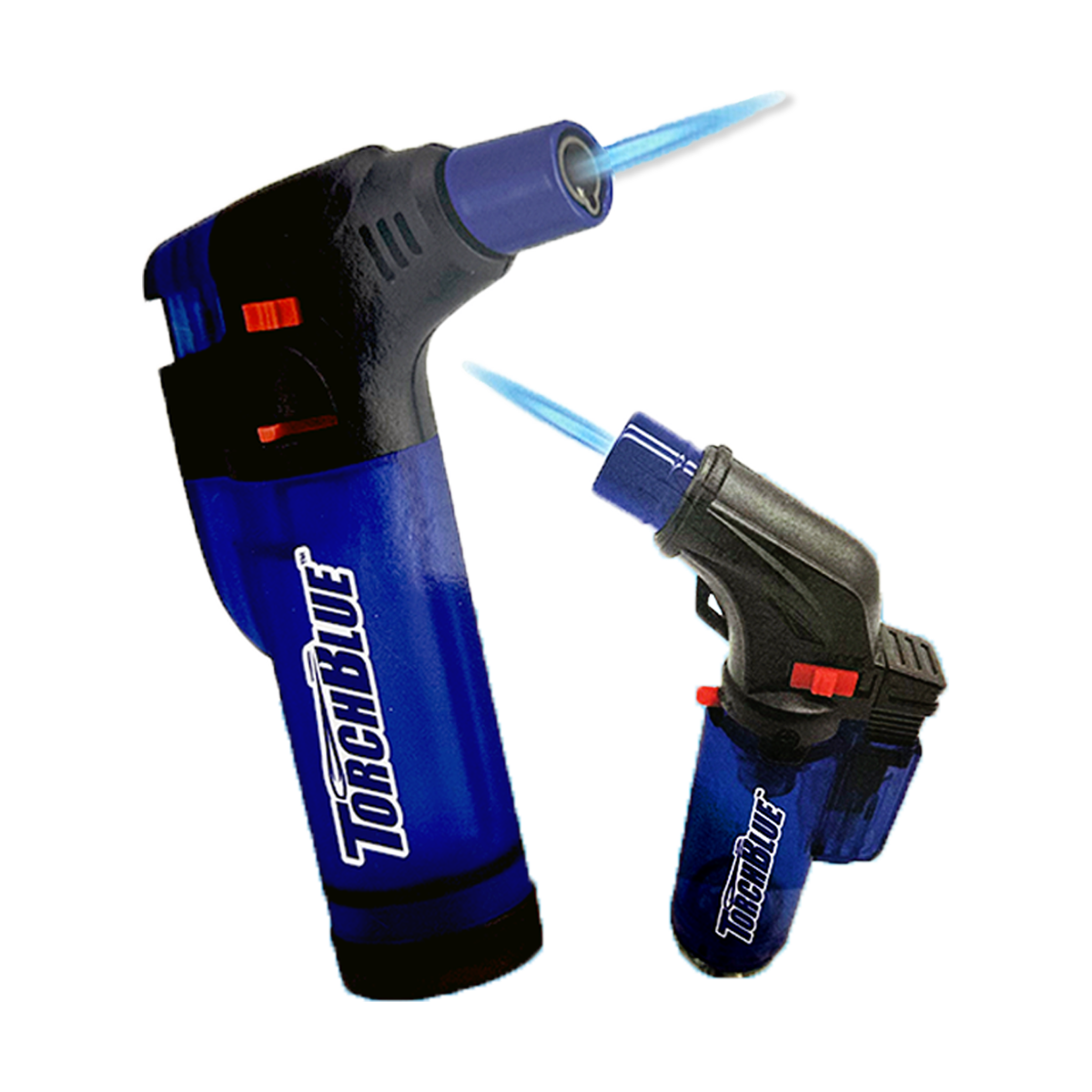 XXL Torch Lighter with Bonus Mini Torch Blister 2-Pack Sets - 6 Sets Per Display 26234 TORCH BLUE