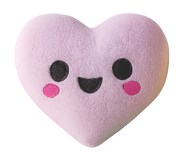 Plush Bag of Conversation Hearts - 6 Pieces Per Retail Ready Display 26255 NOVELTY INC