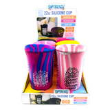 SipTrendz 22oz Silicone Cups - 6 Pieces Per Retail Ready Display 26263