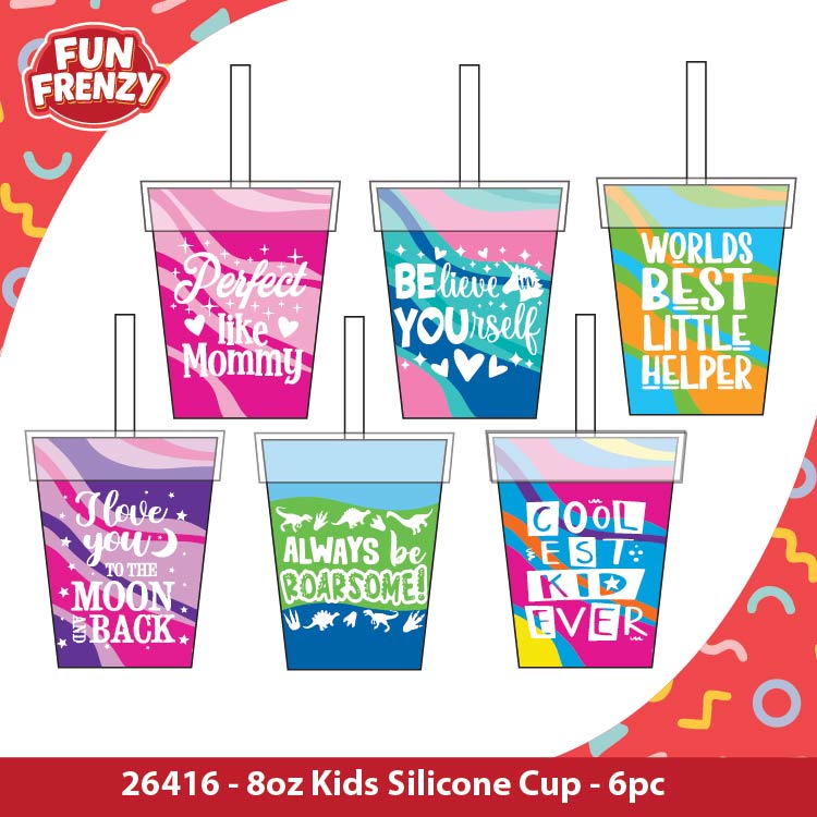 Fun Frenzy Toy Assortment Floor Display - 130 Pieces Per Retail Ready Display Kit 88625 NOVELTY INC