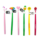 Emotional Support Smile Stick Gel Pen - 24 Pieces Per Display 26472