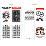 Cartas y dados de truco - 6 piezas por expositor listo para la venta al por menor 26487