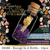 Energy Stone in a Bottle - 12 Pieces Per Retail Ready Display 26488
