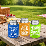 Neoprene Can and Bottle Cooler Assortment - 12 Pieces Per Retail Ready Display 26565