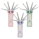 Lady Legend 8-In-1 Pocket Toolkit Multi-Tool with Lights - 6 Pieces Per Retail Ready Display 26619