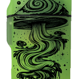 Glow in The Dark Flip Top Lighter - 15 Pieces Per Retail Ready Display 26625