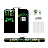 Glow in The Dark Flip Top Lighter - 15 Pieces Per Retail Ready Display 26625