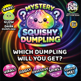 Fun Doh Squishy Mystery Dumpling Toy - 12 Pieces Per Retail Ready Display 26649