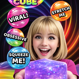 Fun Doh Jumbo Squishy Cube - 6 Pieces Per Retail Ready Display 26653