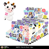 Clip-on Soft Plush Friends - 12 Pieces Per Retail Ready Display 26872