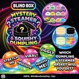 Fun Doh Blind Box Mystery Steamer Squishy Dumpling - 12 Pieces Per Retail Ready Display 26876