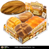 Fun Doh™ Squishy Bakery Slow Rise Foam Mega Bread - 6 Pieces Per Retail Ready Display 26891