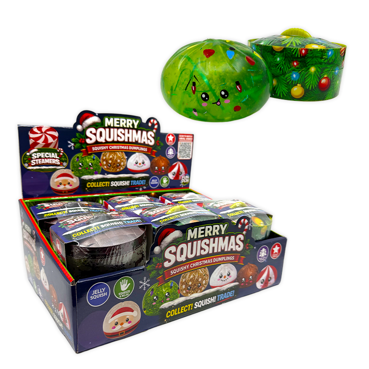 Fun Doh™ Merry Squishmas Squishy Christmas Jelly Dumplings - 12 Pieces Per Retail Ready Display 27003
