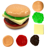 SquishZilla™ Build-A-Squish Burger Toy - 12 Pieces Per Retail Ready Display 27009