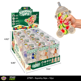 SquishZilla™ Squishy Sips™ Sensory Squishy Toy - 12 Pieces Per Retail Ready Display 27187