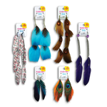 Fashion Extension Feather Earrings  - 18 Pieces Per Retail Ready Kit Display 28287 NOVELTY INC