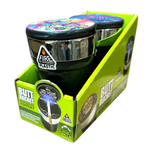 Printed Lid Butt Bucket Ashtray with LED light- 2 Per Retail Ready Wholesale Display 40309 SMOKEZILLA