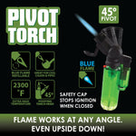Pivot Head Torch Lighter - 12 Pieces Per Retail Ready Display 40348 SMOKEZILLA