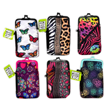 Neoprene Cigarette Pouch with Pocket - 6 Pieces Per Retail Ready Display 40677 SMOKEZILLA