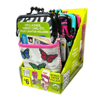 Neoprene Cigarette Pouch with Pocket - 6 Pieces Per Retail Ready Display 40677 SMOKEZILLA