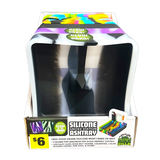 Silicone Ashtray with Assorted Colors - 6 Per Retail Ready Display 40957 SMOKEZILLA