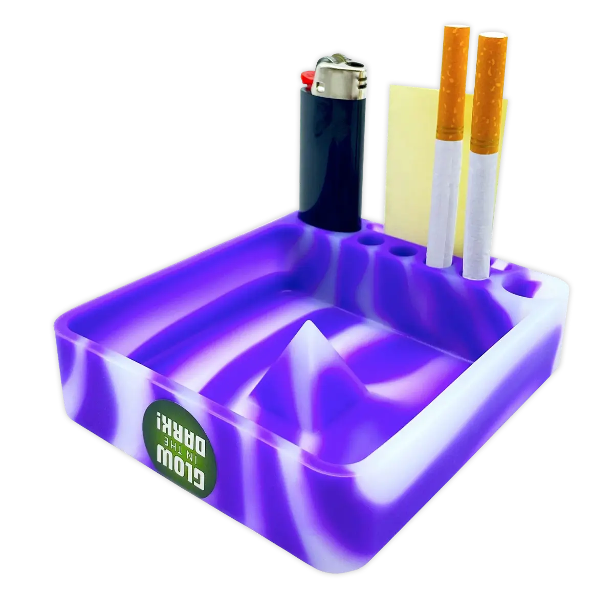 Silicone Ashtray with Assorted Colors - 6 Per Retail Ready Display 40957 SMOKEZILLA