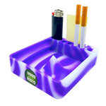 Silicone Ashtray with Assorted Colors - 6 Per Retail Ready Display 40957 SMOKEZILLA