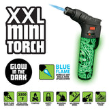 Glow in The Dark XXL Thin Torch Lighter - 8 Pieces Per Retail Ready Display 41402 SMOKEZILLA