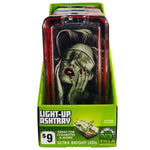 Glass Ashtray with LED Light-Up Design - 4 Pieces Per Retail Ready Display 41493 SMOKEZILLA