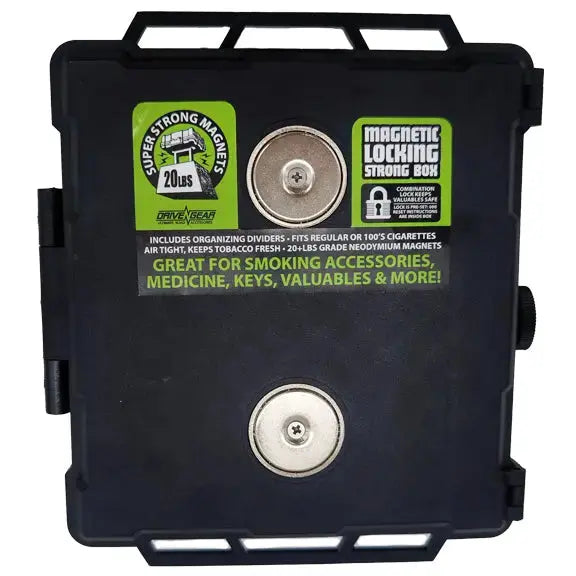 Magnetic Storage Box with Lock - 5 Pieces Per Retail Ready Display 41498 SMOKEZILLA