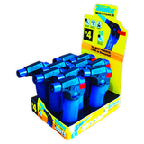 Mini Torch Lighter- 10 Pieces Per Retail Ready Display 41589 TORCH BLUE