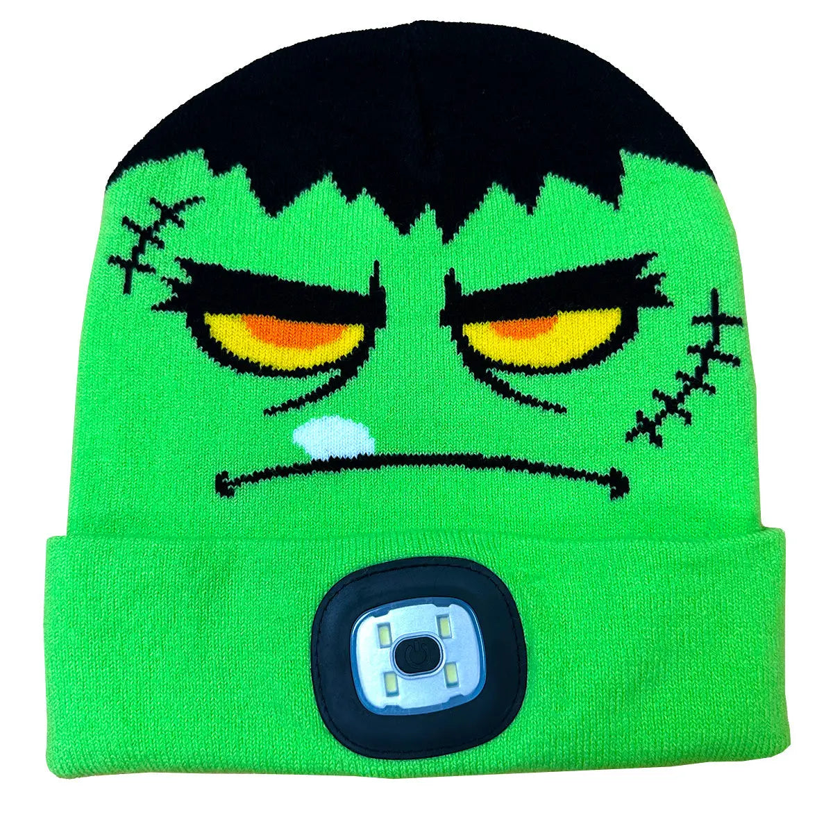 Halloween Knit Hat Beanie LED Light Assortment Floor Display - 36 Pieces Per Retail Ready Display  88463 KIPP BROTHERS