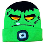 Halloween Knit Hat Beanie LED Light Assortment Floor Display - 36 Pieces Per Retail Ready Display  88463 KIPP BROTHERS