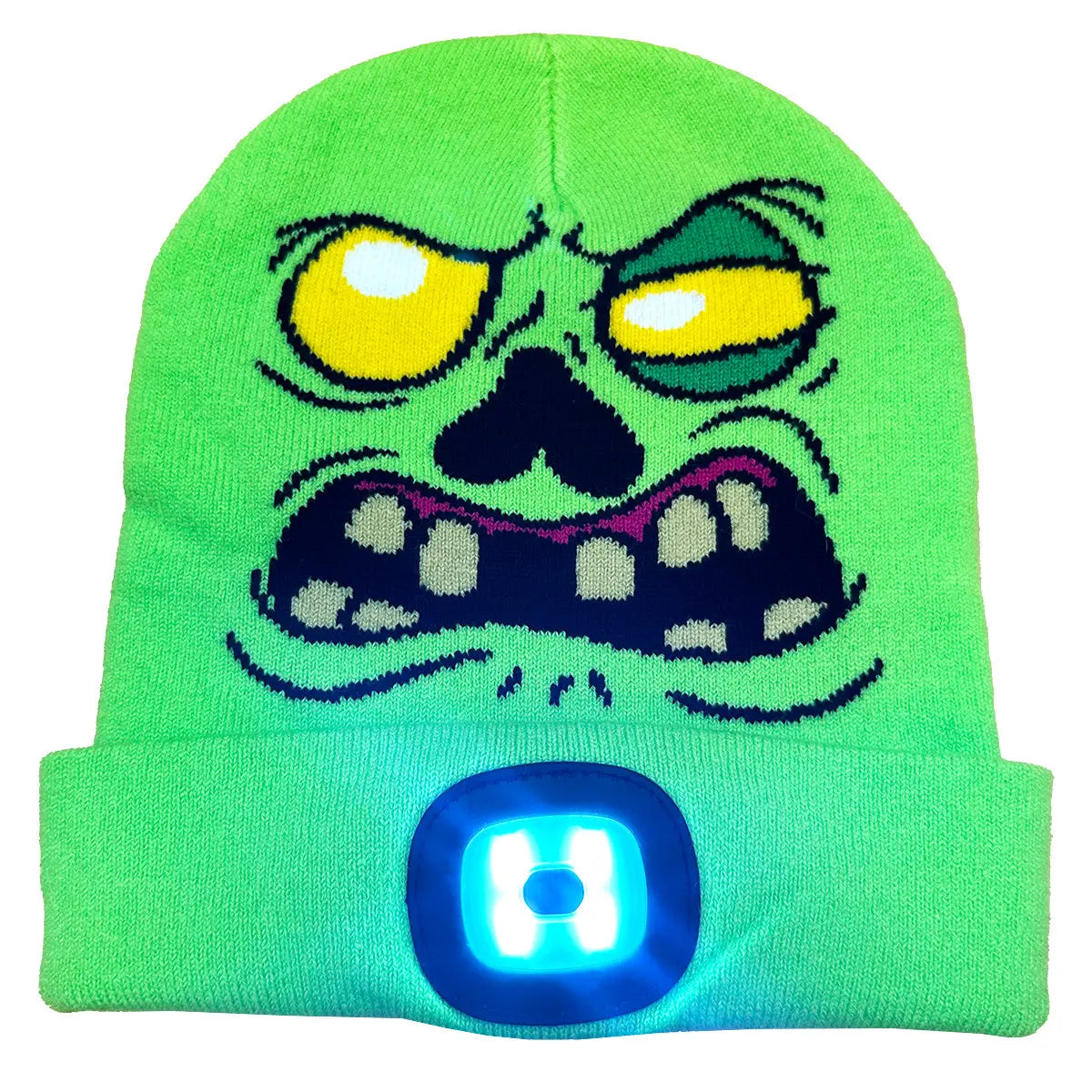 Halloween Knit Hat Beanie LED Light Assortment Floor Display - 36 Pieces Per Retail Ready Display  88463 KIPP BROTHERS