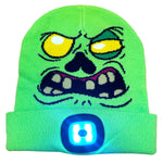 Halloween Knit Hat Beanie LED Light Assortment Floor Display - 36 Pieces Per Retail Ready Display  88463 KIPP BROTHERS