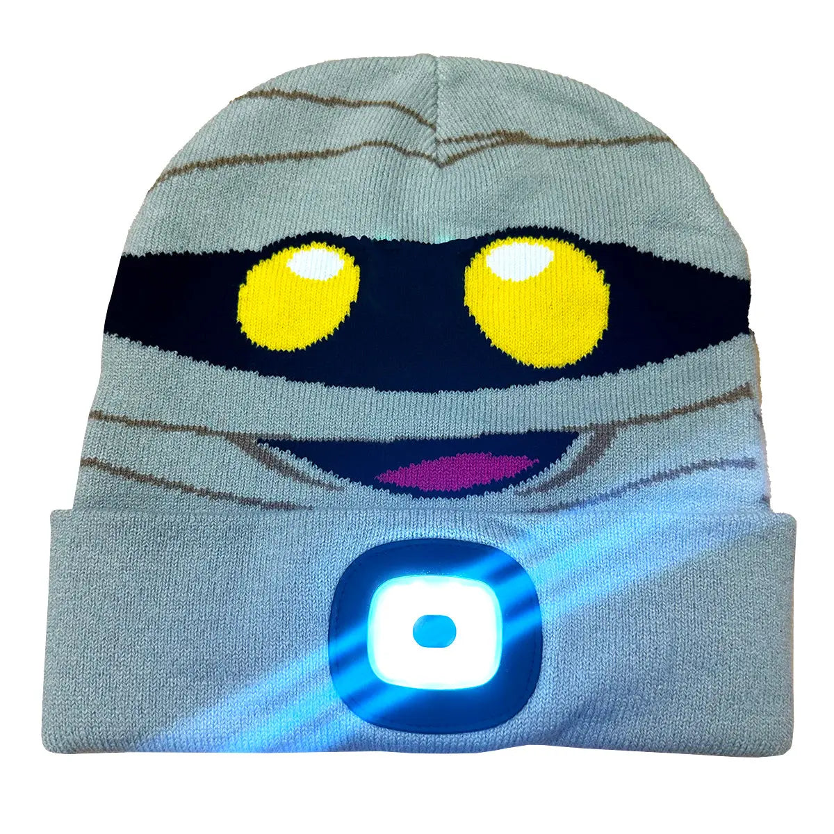 Halloween Knit Hat Beanie LED Light Assortment Floor Display - 36 Pieces Per Retail Ready Display  88463 KIPP BROTHERS