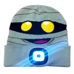 Halloween Knit Hat Beanie LED Light Assortment Floor Display - 36 Pieces Per Retail Ready Display  88463 KIPP BROTHERS