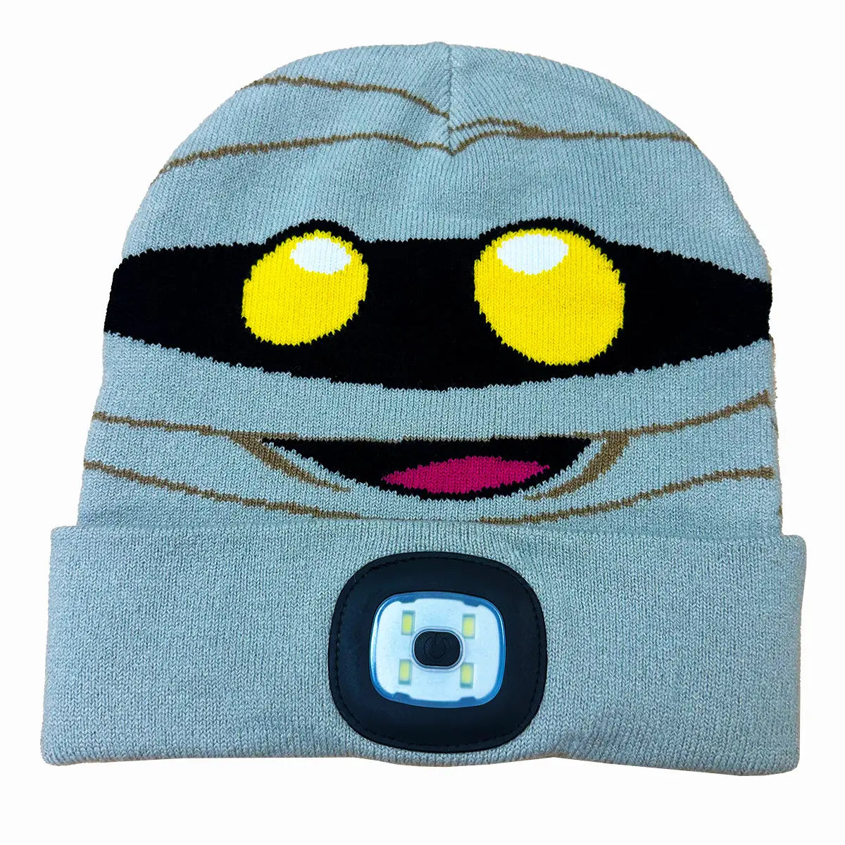 Halloween Knit Hat Beanie LED Light Assortment Floor Display - 36 Pieces Per Retail Ready Display  88463 KIPP BROTHERS