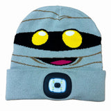 Halloween Knit Hat Beanie LED Light Assortment Floor Display - 36 Pieces Per Retail Ready Display  88463 KIPP BROTHERS